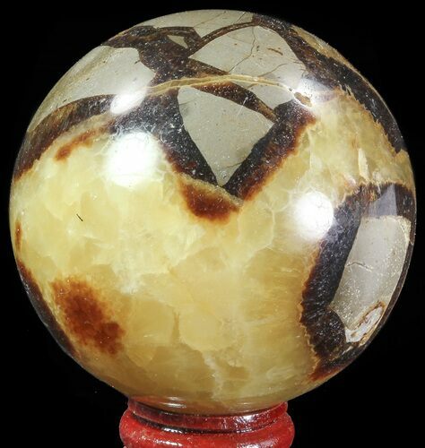 Polished Septarian Sphere - Madagascar #67870